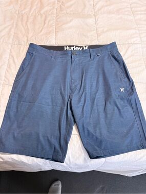 Hurley Men's Navy Blue Hybrid Shorts